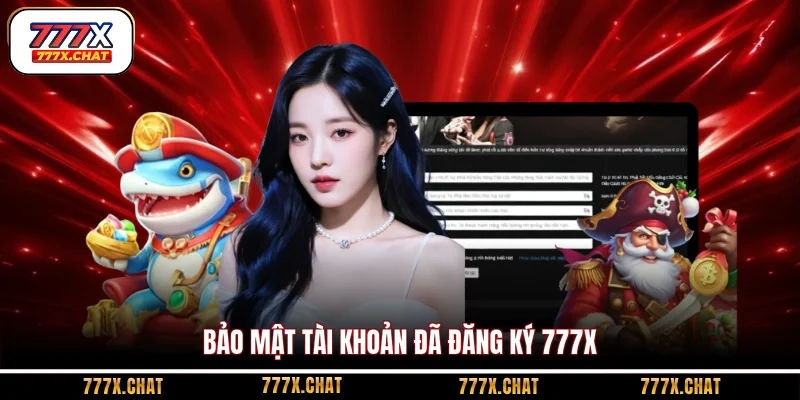 Bảo mật tài khoản đã đăng ký 777x