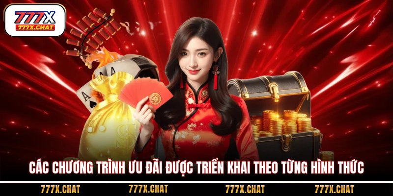 Các chương trình ưu đãi được triển khai theo từng hình thức