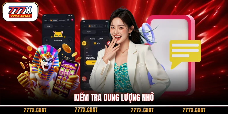 Kiểm tra dung lượng nhớ