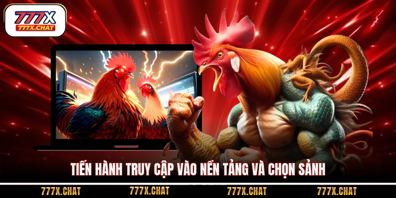Tiến hành truy cập vào nền tảng và chọn sảnh